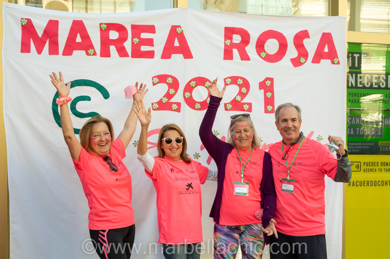 Carrera Solidaria Marea Rosa 2021 en Marbella