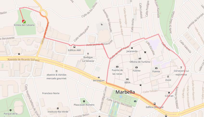 itinerario jueves santo marbella 2022