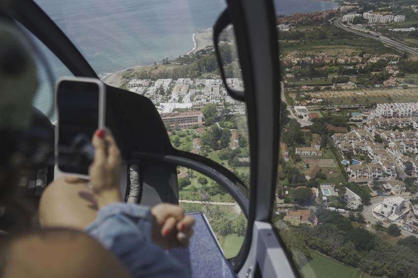 Disfruta de Marbella a vista de helicóptero