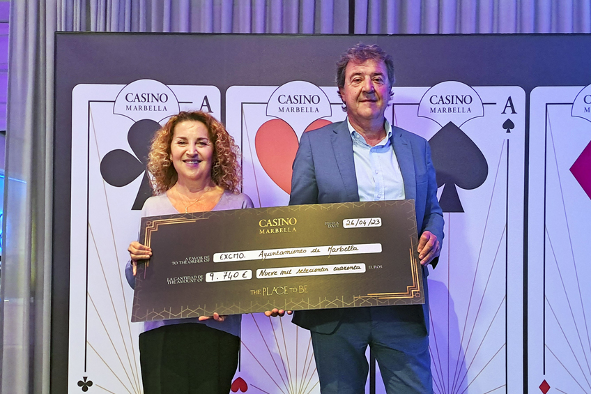 Casino Marbella dona casi diez mil euros a proyectos sociales