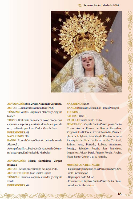 Programa completo Semana Santa Marbella 2024